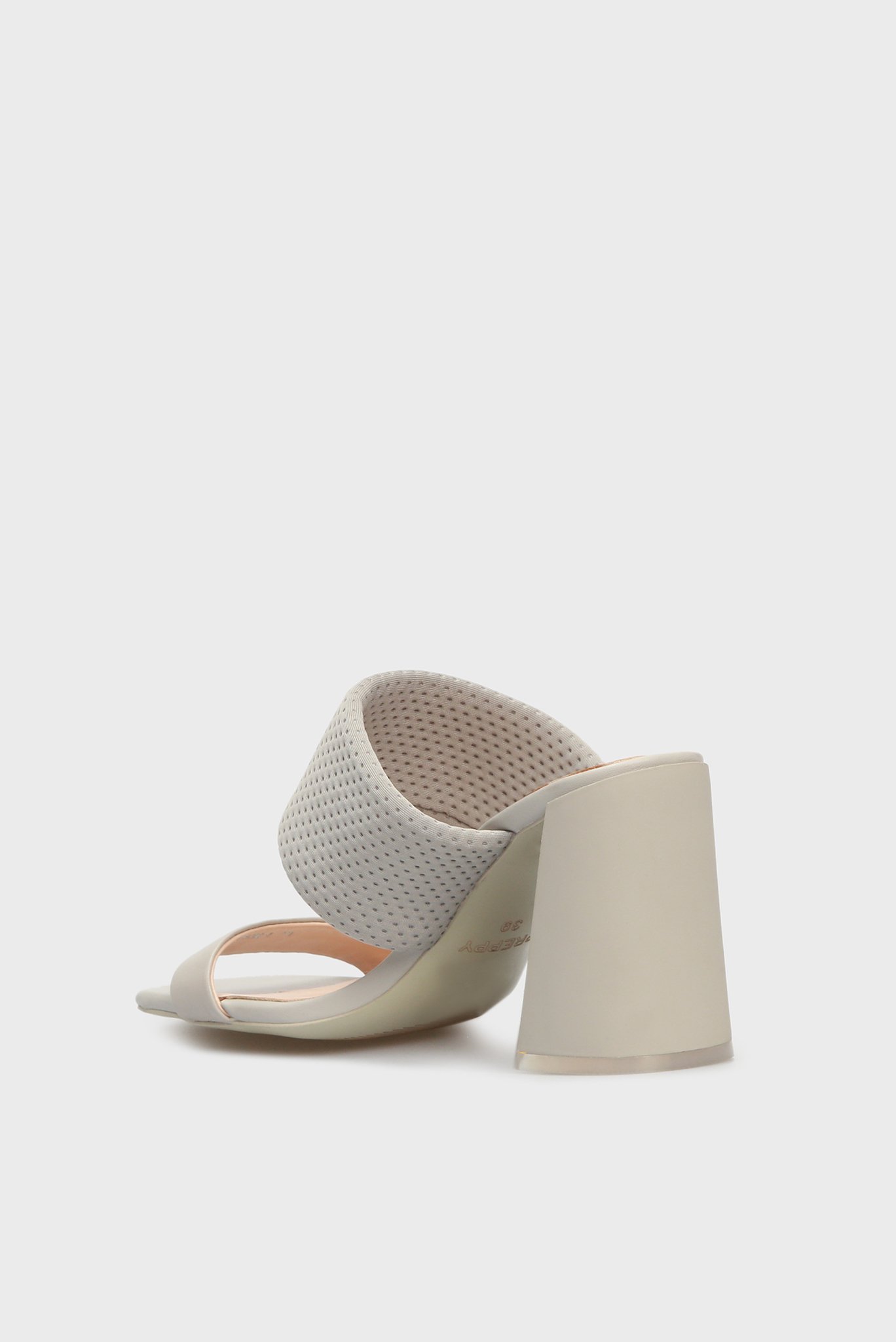 Женские серые кожаные мюлиPreppy Женские серые кожаные мюли 3