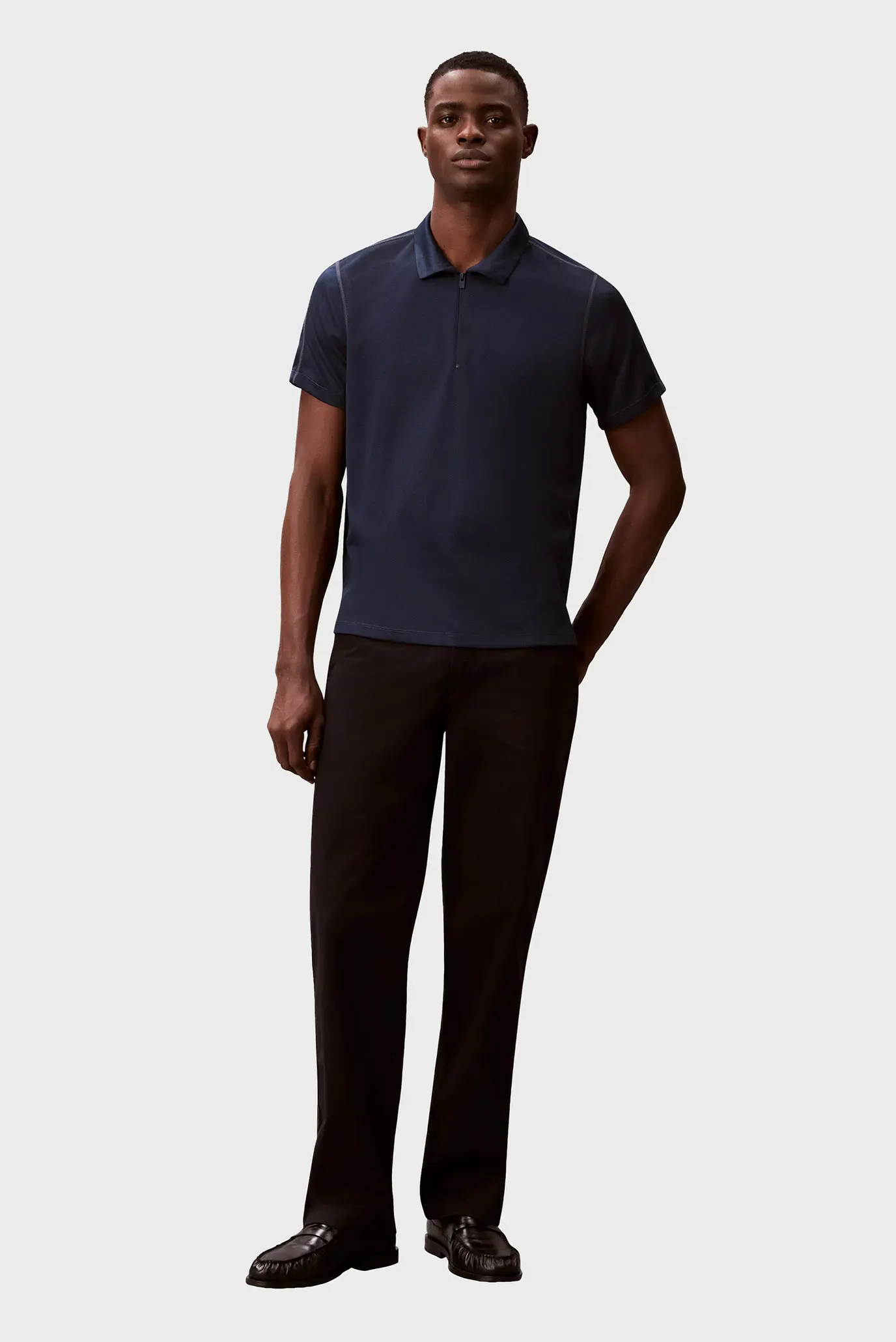 Поло SS SLIM STRETCH MESH PIQUE POLO 2