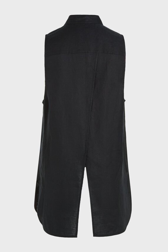 Топ LINEN SLEEVELESS TOP