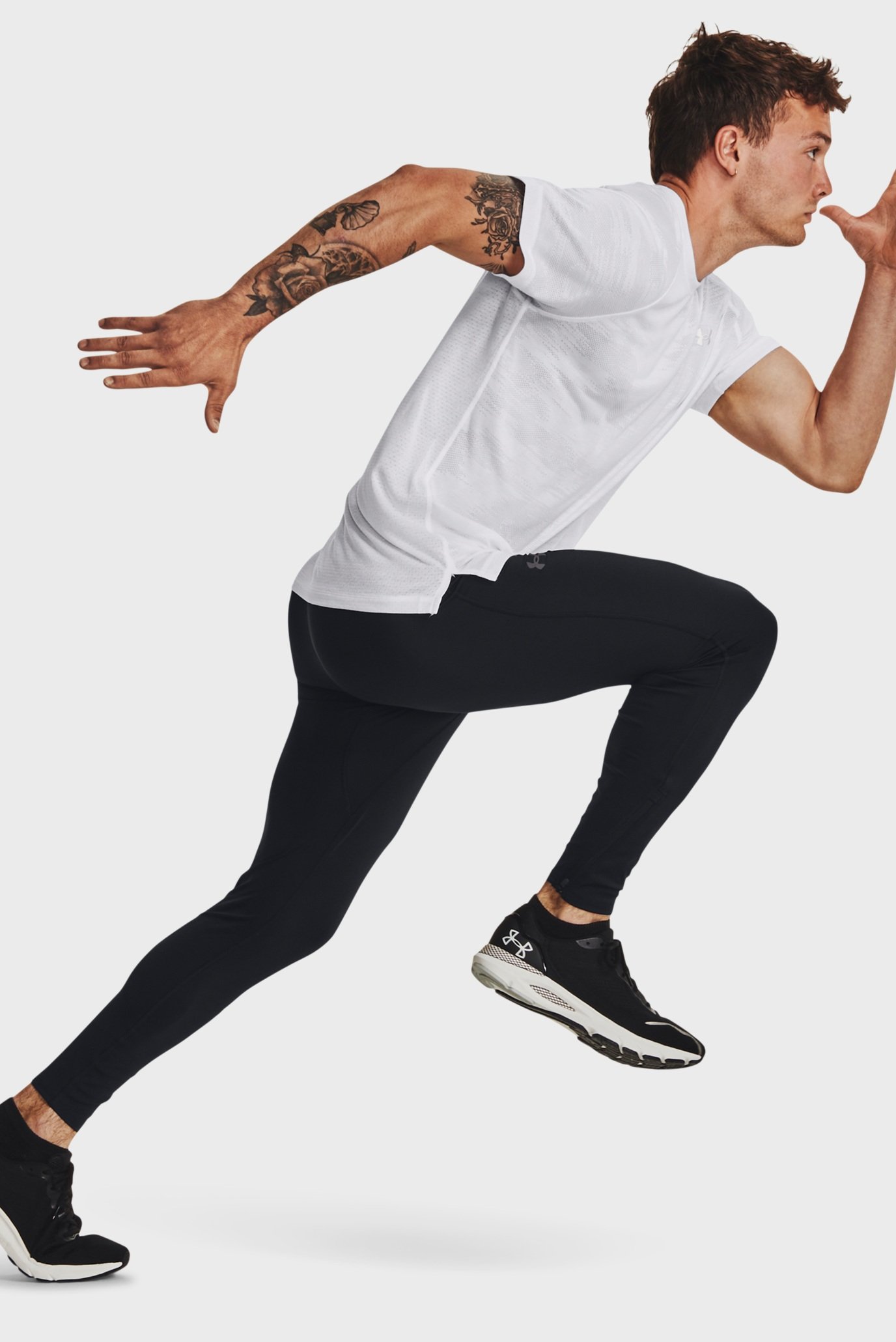 Мужские черные тайтсы UA QUALIFIER ELITE TIGHTUnder Armour Мужские черные тайтсы UA QUALIFIER ELITE TIGHT 5