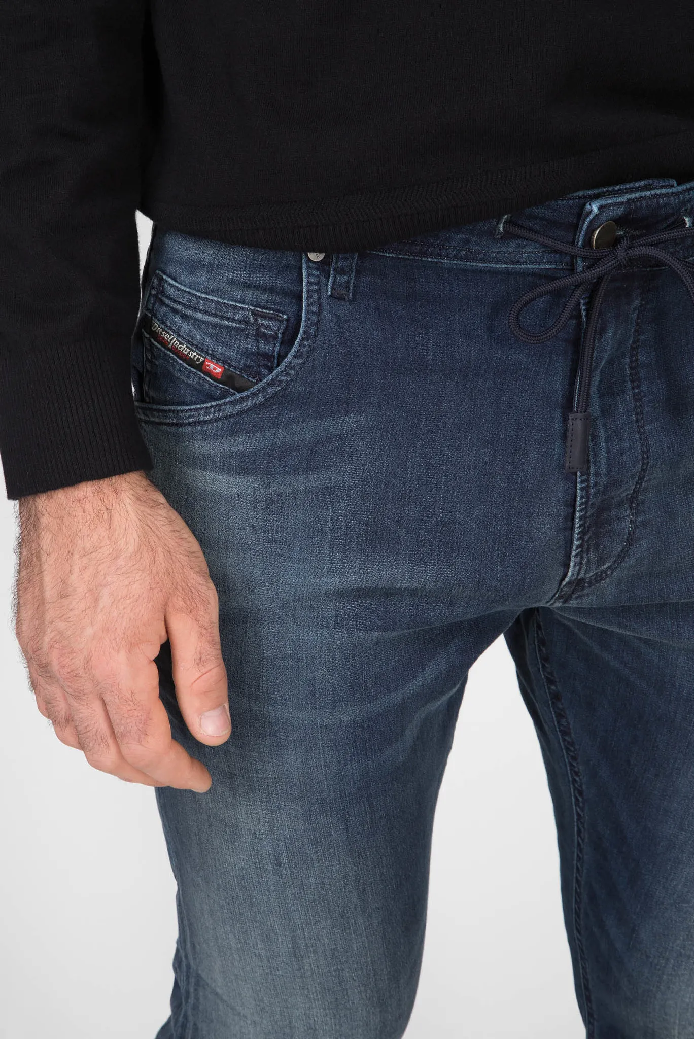 Мужские темно-синие джинсы KROOLEY CB-NE 4