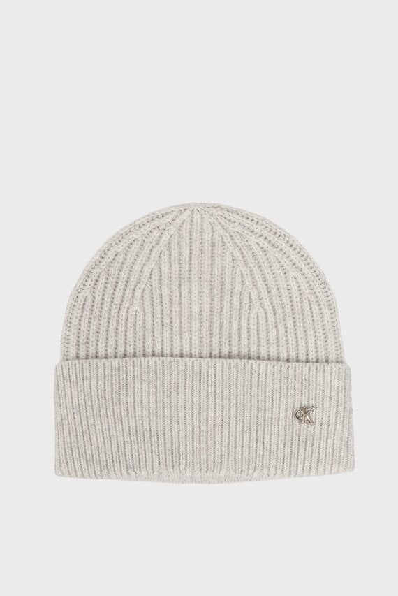 Шапка CK METAL WOOL BEANIE Calvin Klein Шапка CK METAL WOOL BEANIE Calvin Klein