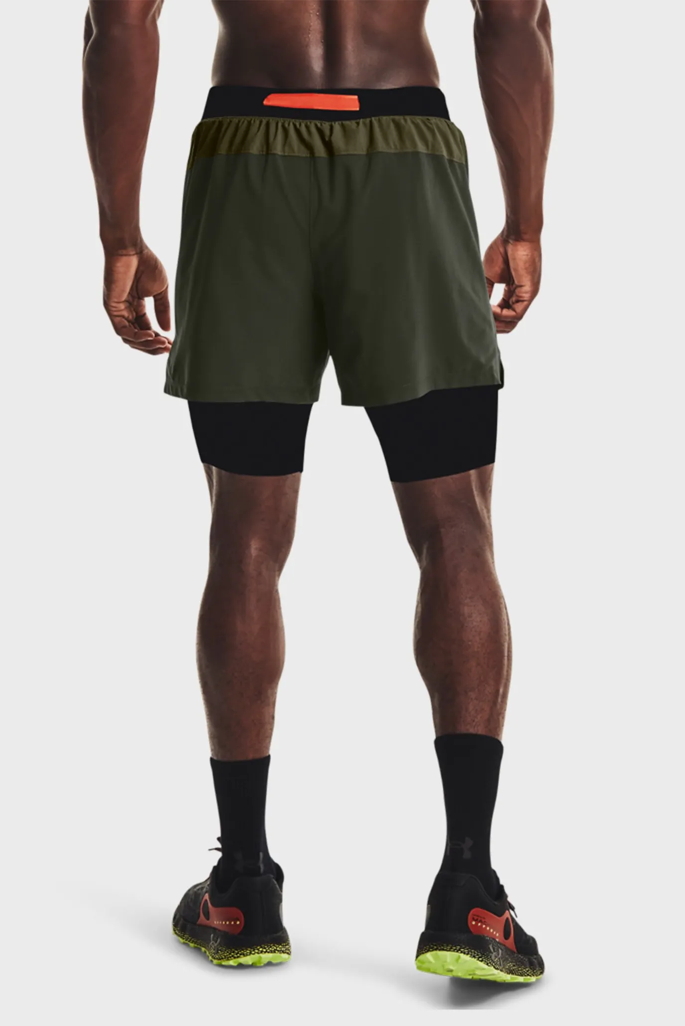 Мужские зеленые шорты UA Run Anywhere Short 3