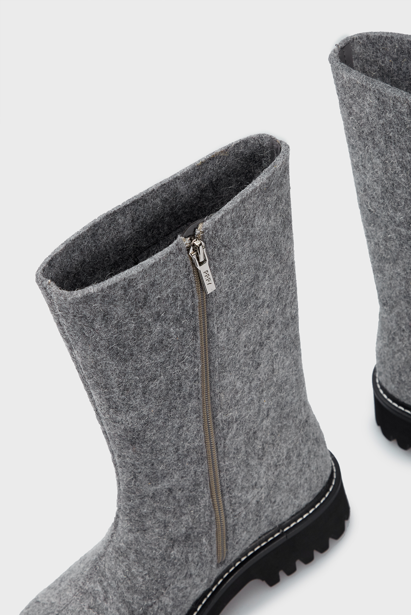 Женские серые сапоги Alisa 7