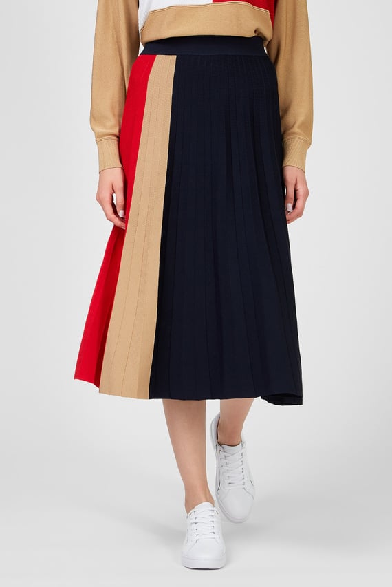 Женская плиссированная юбка ICON Tommy Hilfiger