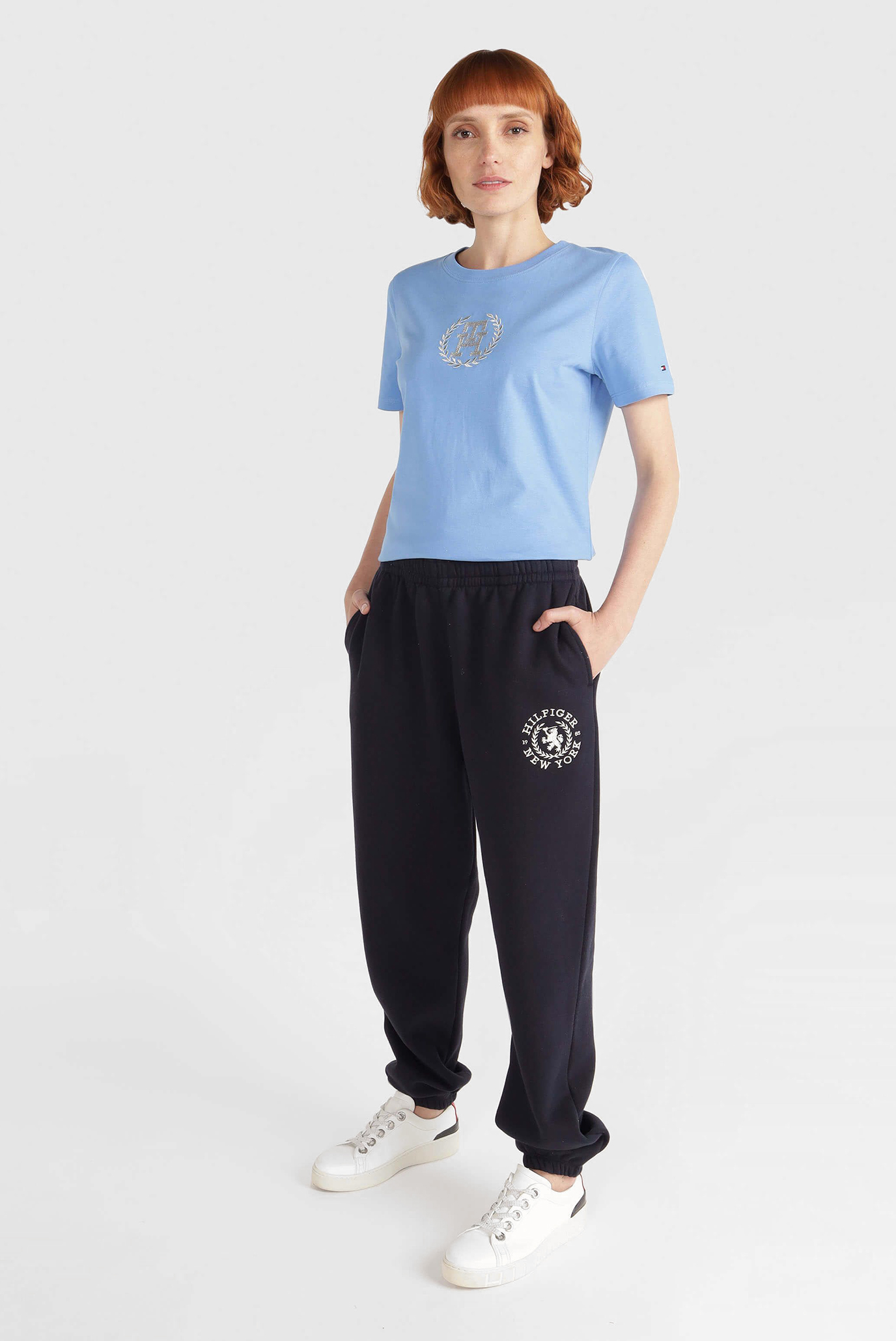 Женские темно-синие спортивные брюки CREST SWEAT PANT 5