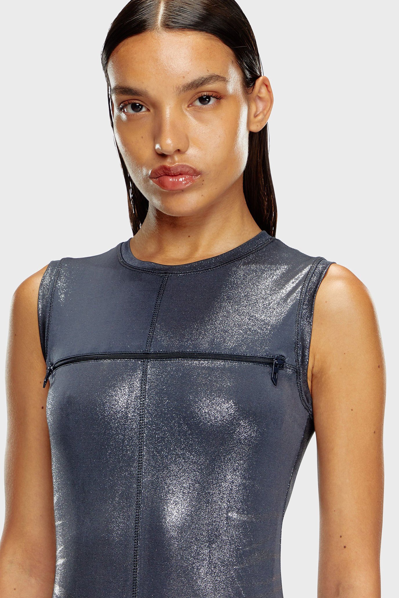 Женское темно-синее платье D-VETY 3