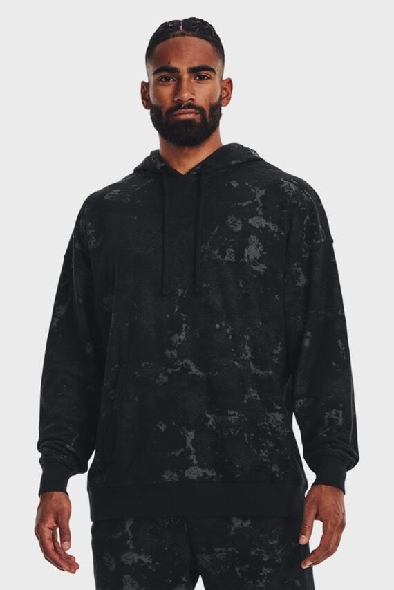 Мужское черное худи UA Journey Terry Hoodie Under Armour