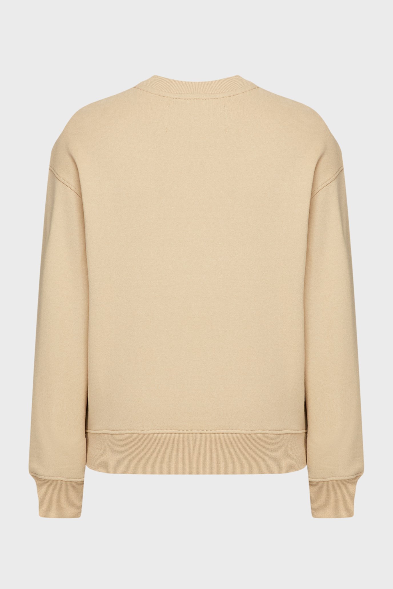 Мужской бежевый свитшот SHRUNKEN BADGE CREW NECK 2