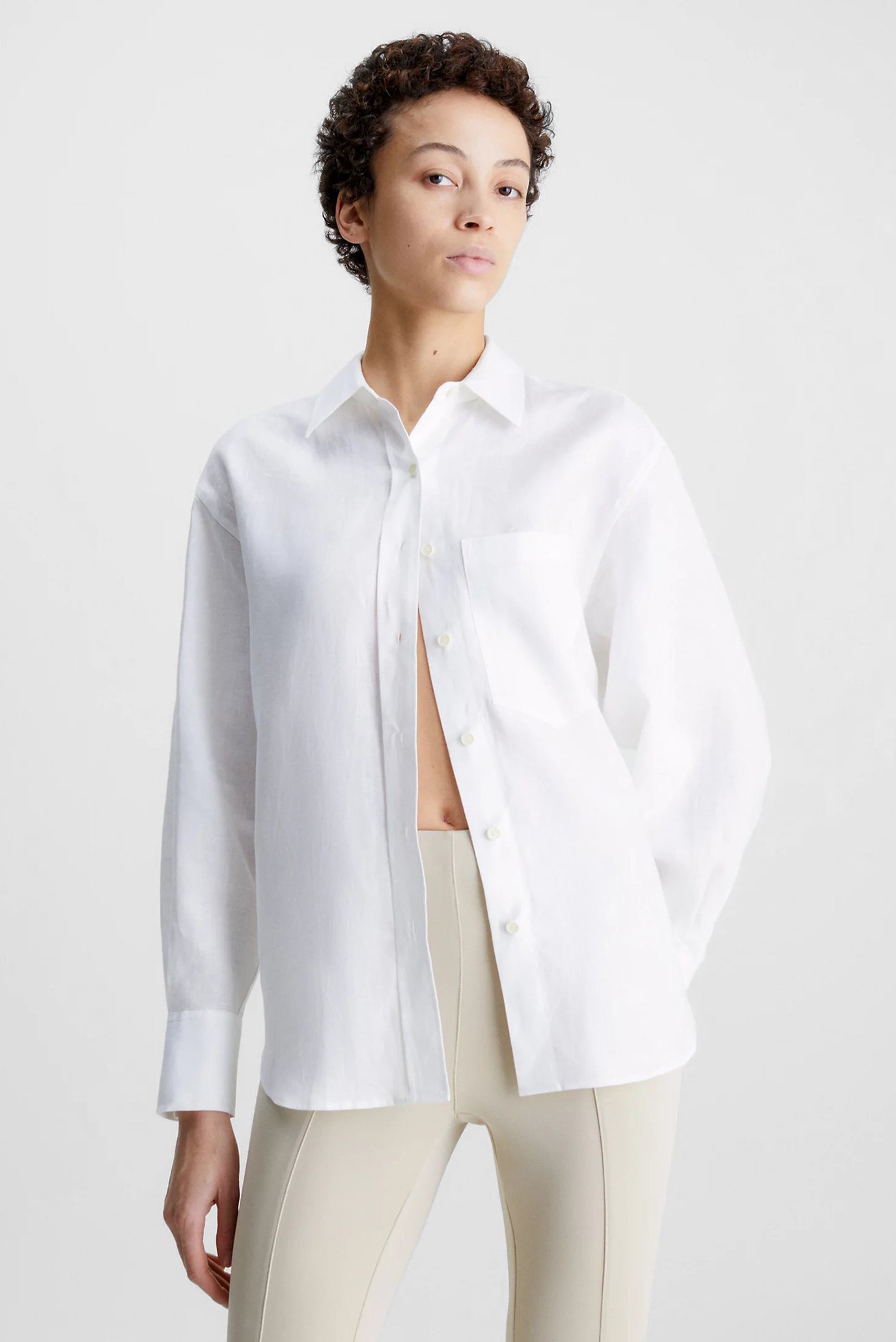Рубашка LINEN RELAXED SHIRT 1