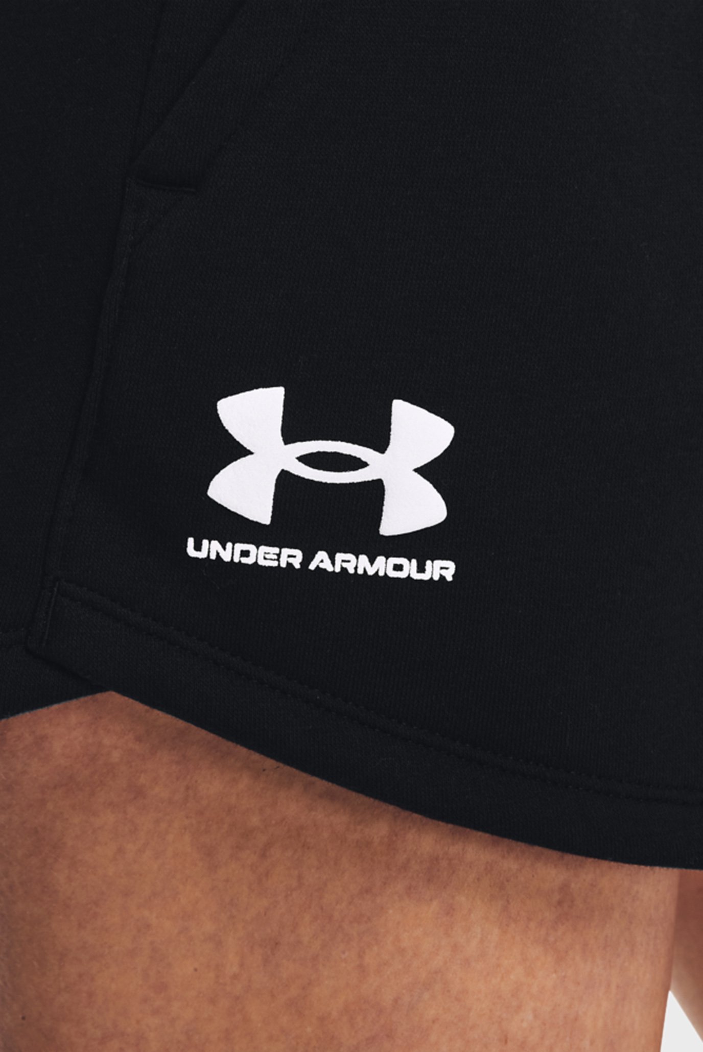 Женские черные шорты Rival Fleece Short 4