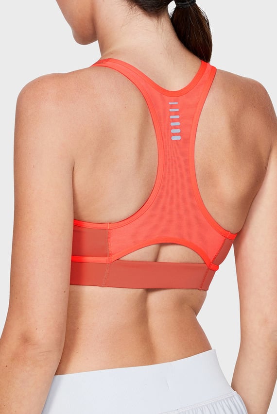 Женское оранжевое спортивное бра Qualifier Bra Женское оранжевое спортивное бра Qualifier Bra