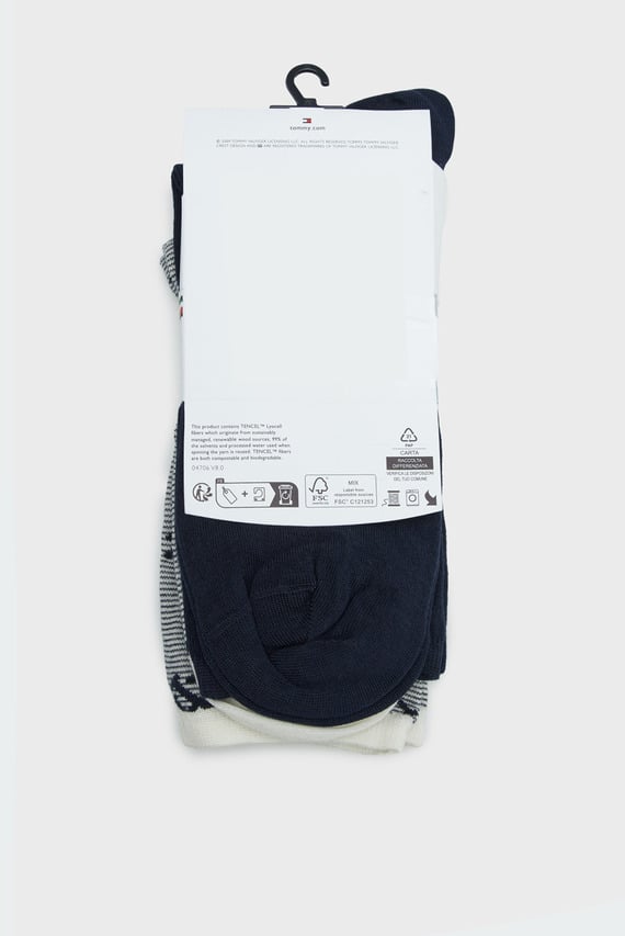 Носки TH WOMEN SOCK 2P MONOGRAM ONE ROW STRIPE