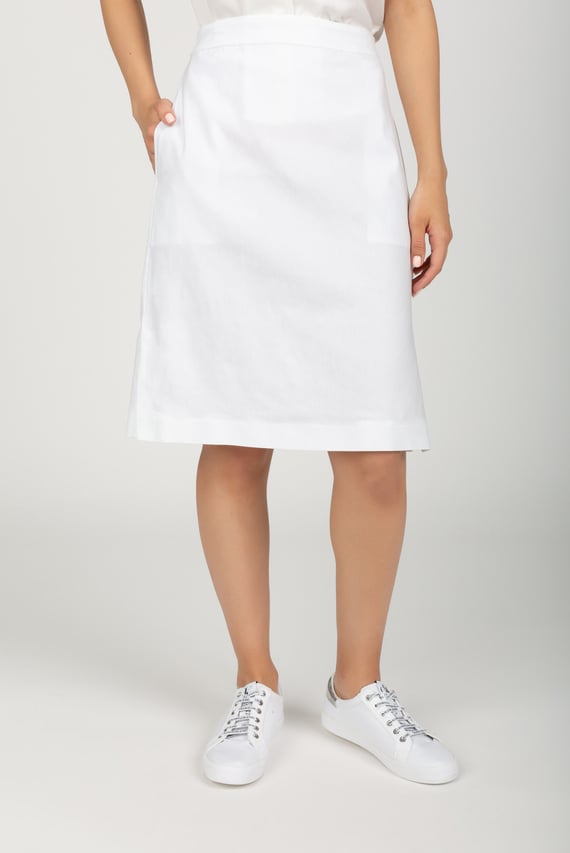 Юбка LINEN SIDE SPLIT SKIRT