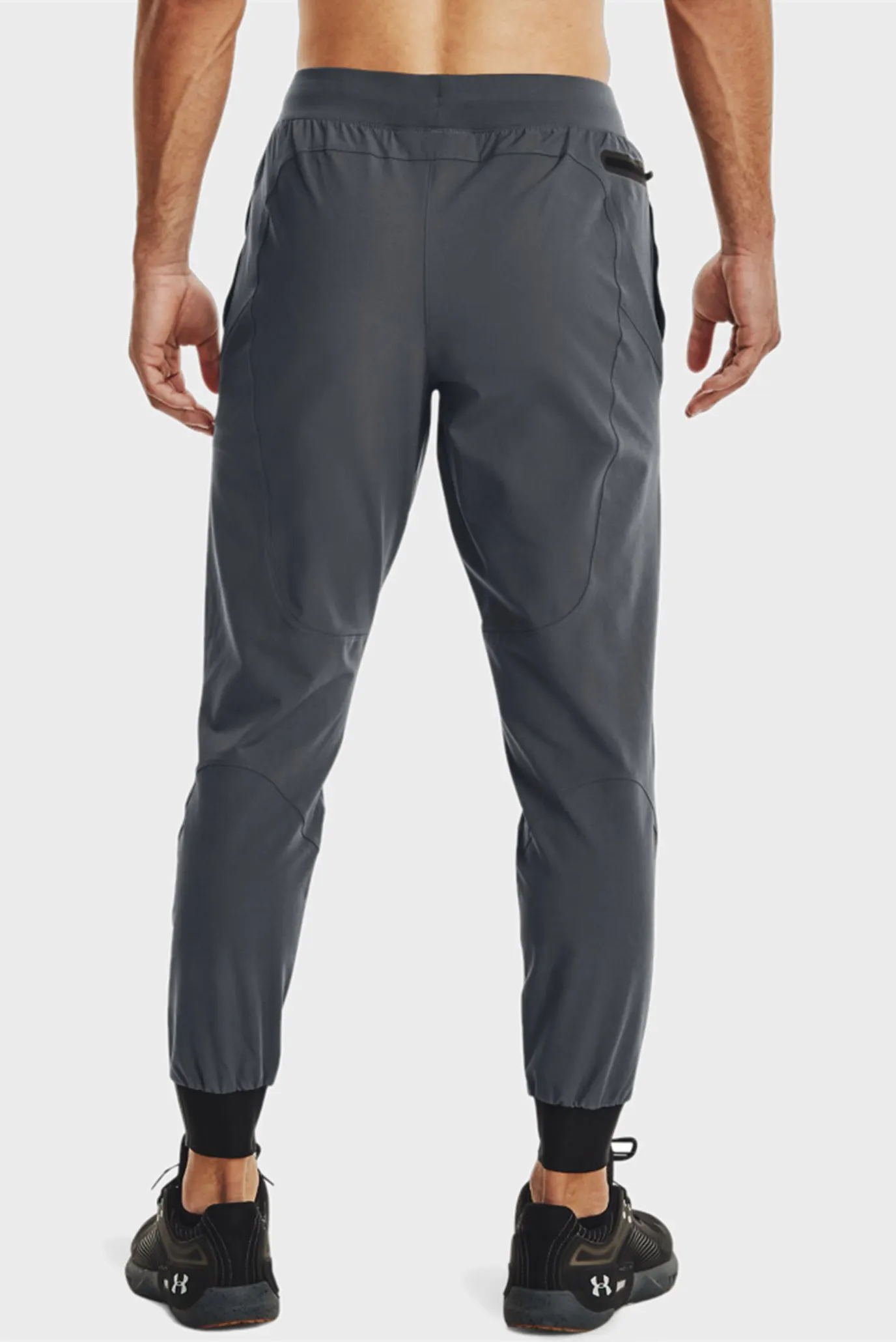 Мужские серые спортивные брюки UA UNSTOPPABLE JOGGERS 3