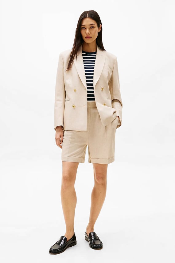 Пиджак LINEN MIX SLIM DB BLAZER