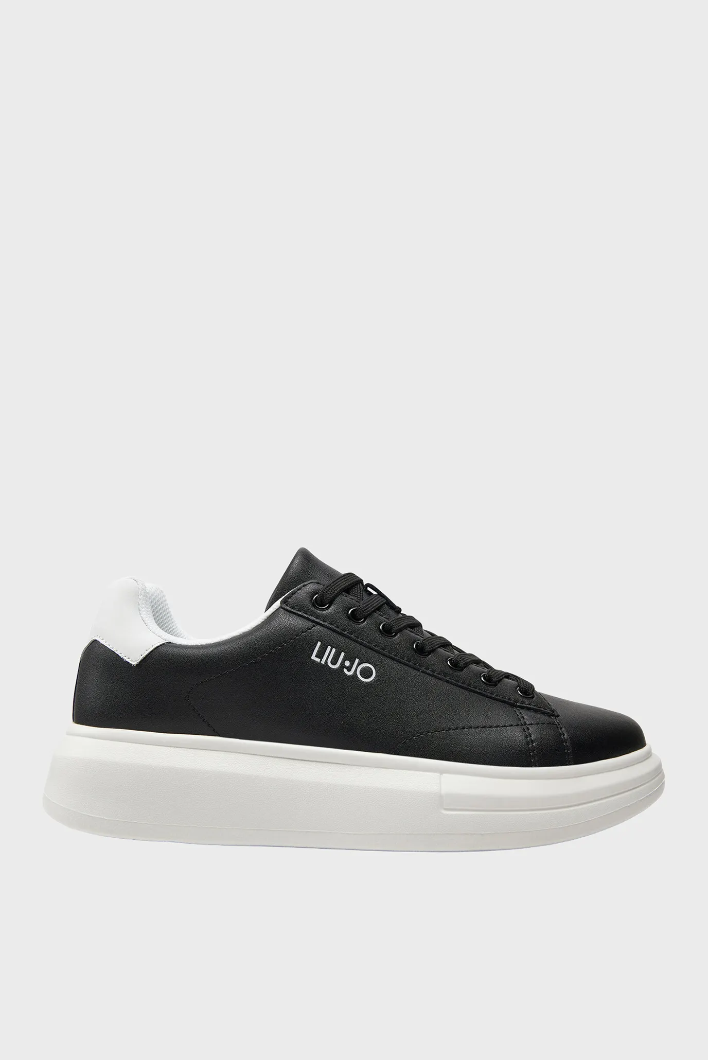 Кроссовки BIG 01 - SNEAKER LEATHER BLACK WHITE 1