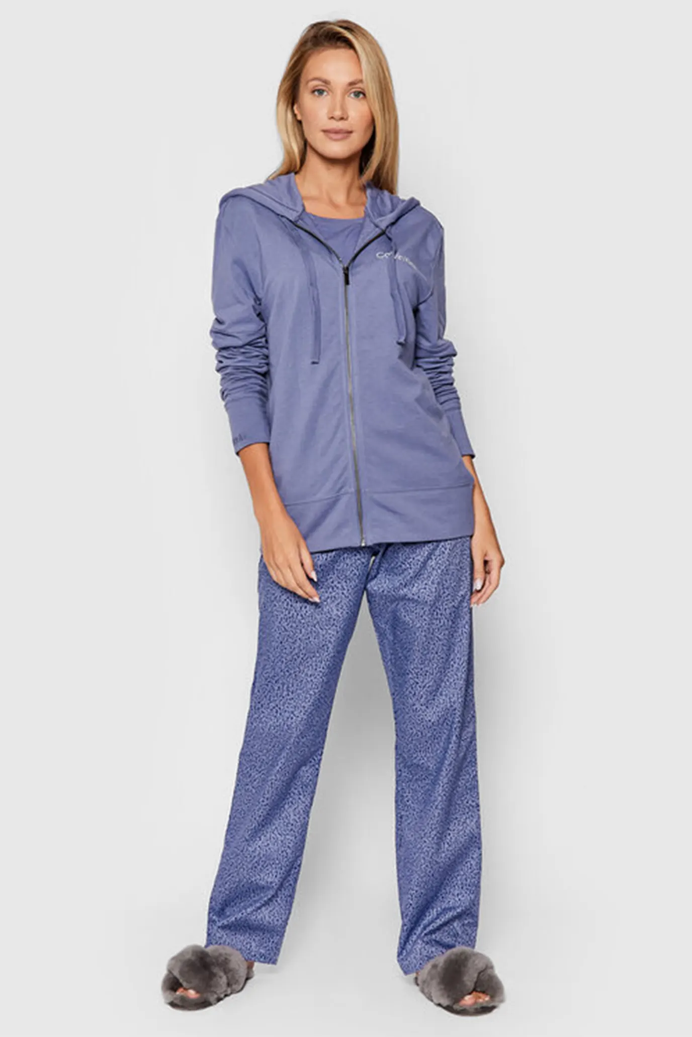 Женское фиолетовое худи FULL ZIP HOODIE 2