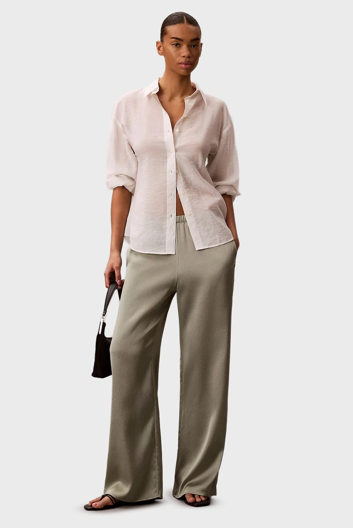 Штаны HAMMERED SATIN PULL ON PANT 2