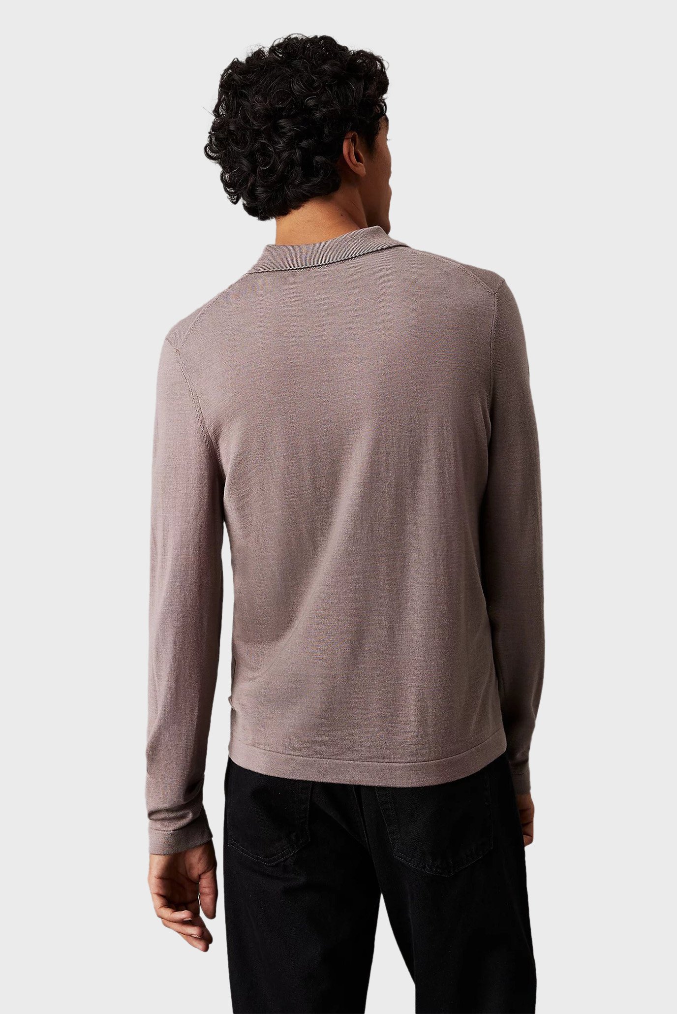 Поло ITALIAN MERINO SILK LS POLO 3