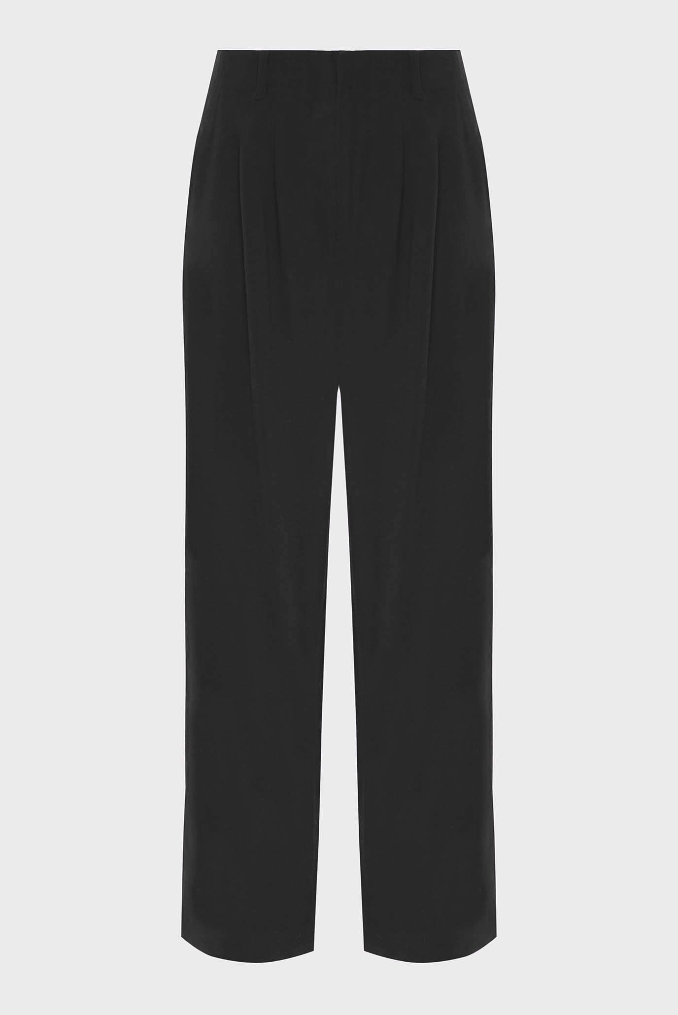 Женские черные брюки VISCOSE RELAXED 9