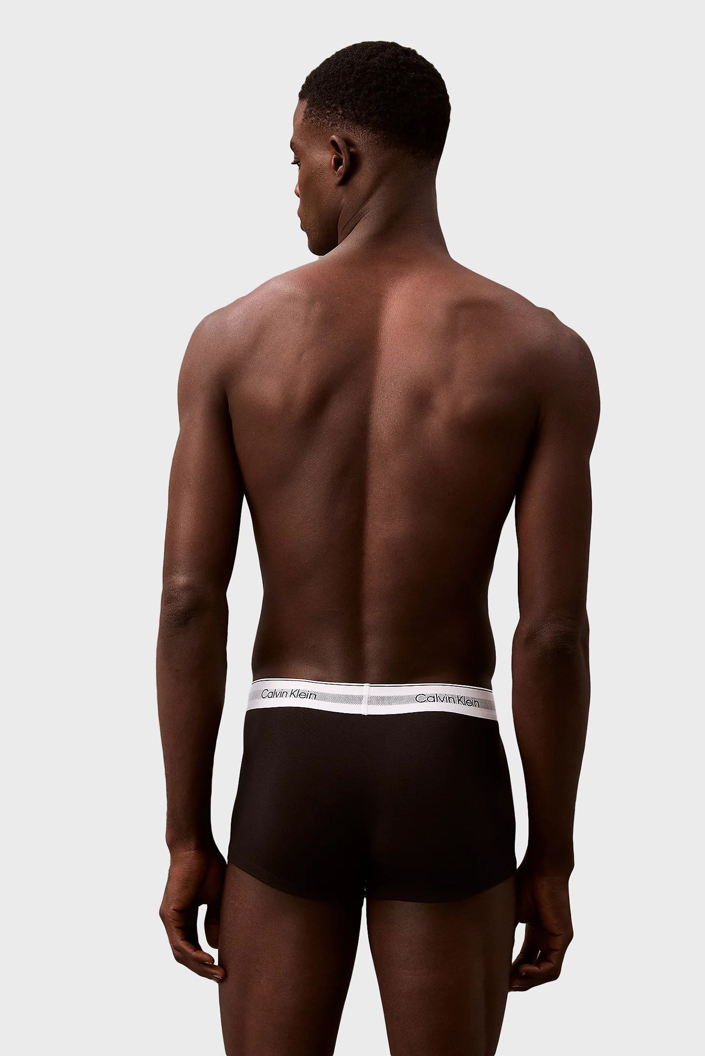 Мужские черные боксеры (3 шт) LOW RISE TRUNK 4