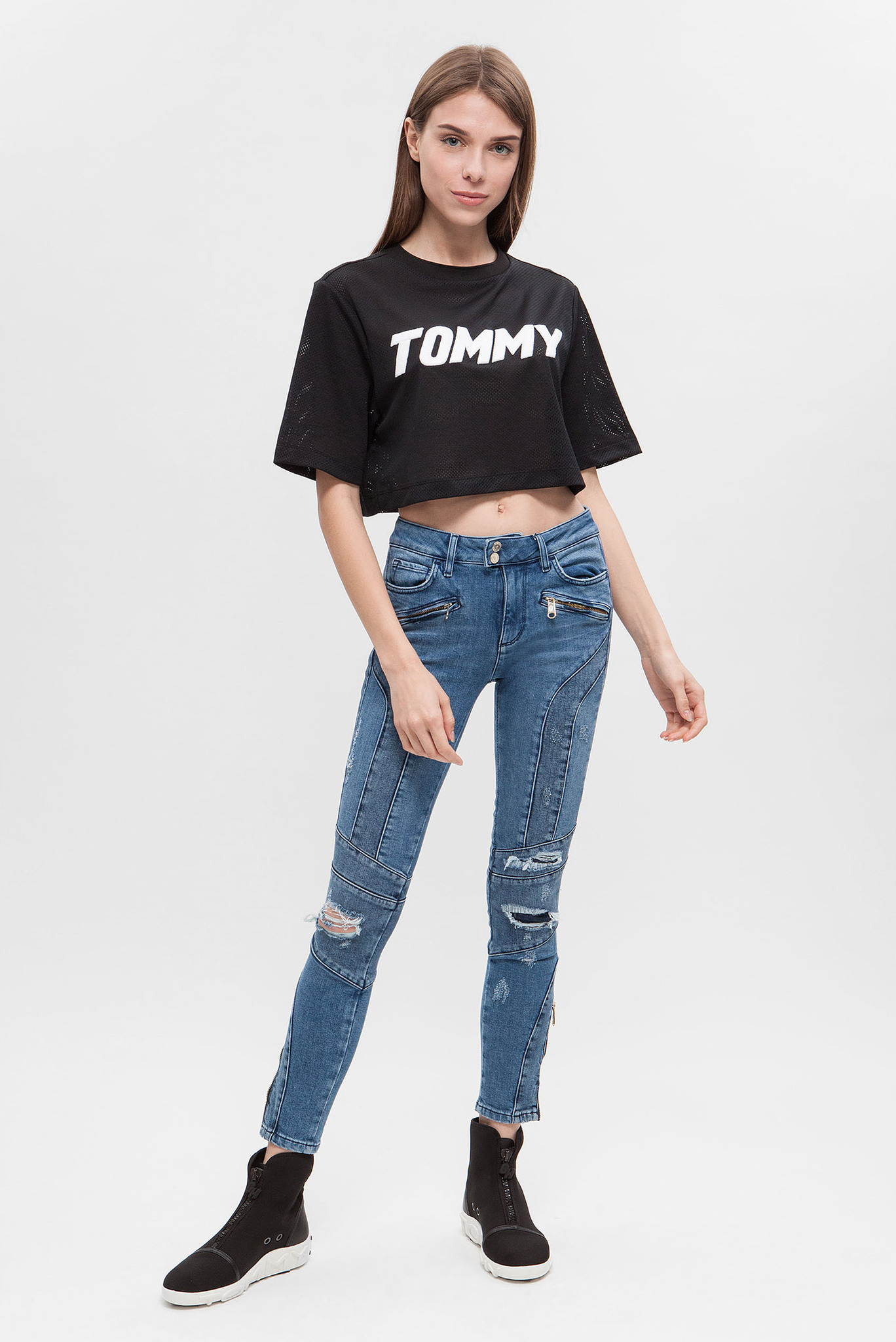 Женские синие джинсы GIGI HADID VENICE HW ANKLE SPEED 5