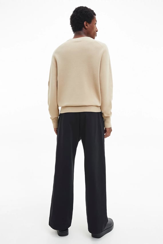 Мужской бежевый джемпер MILANO STITCH COMFORT