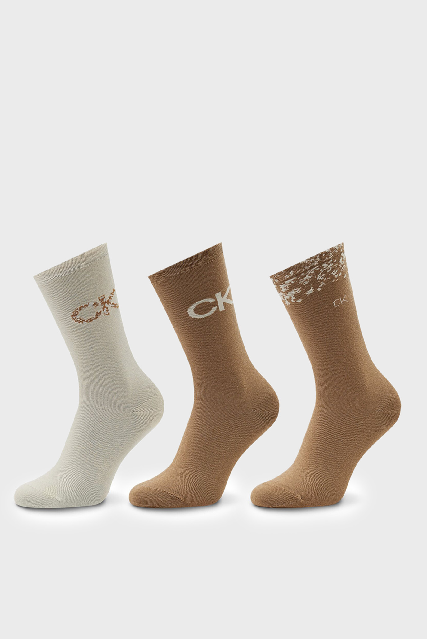 Набор носков CK WOMEN SOCK 3P CARTON SLIDER GIFTBOX 1