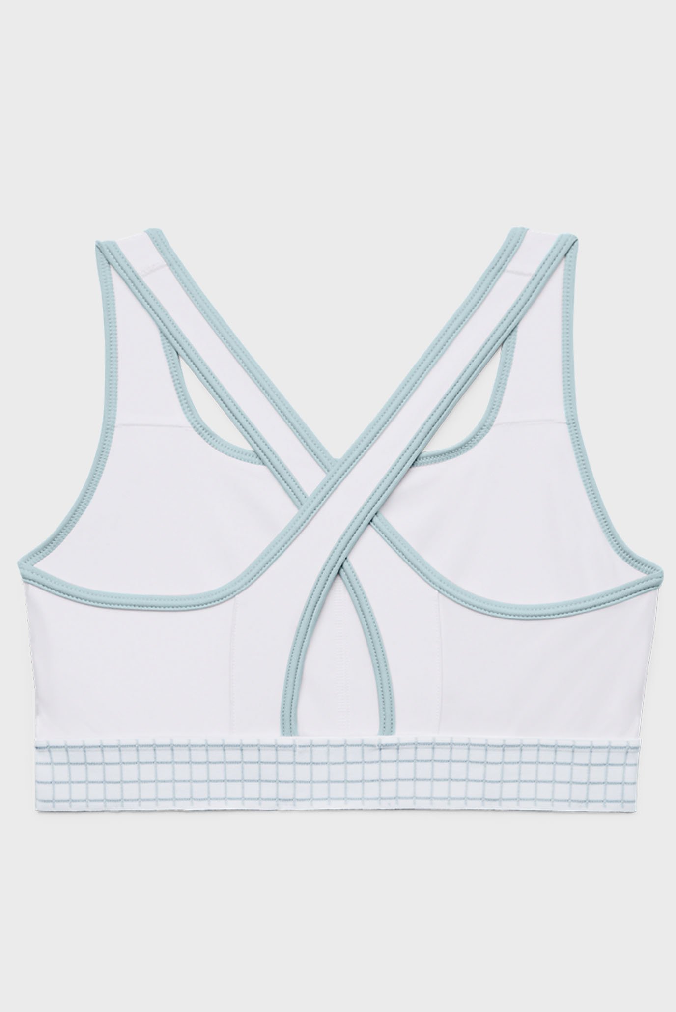 Женский белый спортивный топ UA Crossbk Mid Bra 12.1 Nov 8