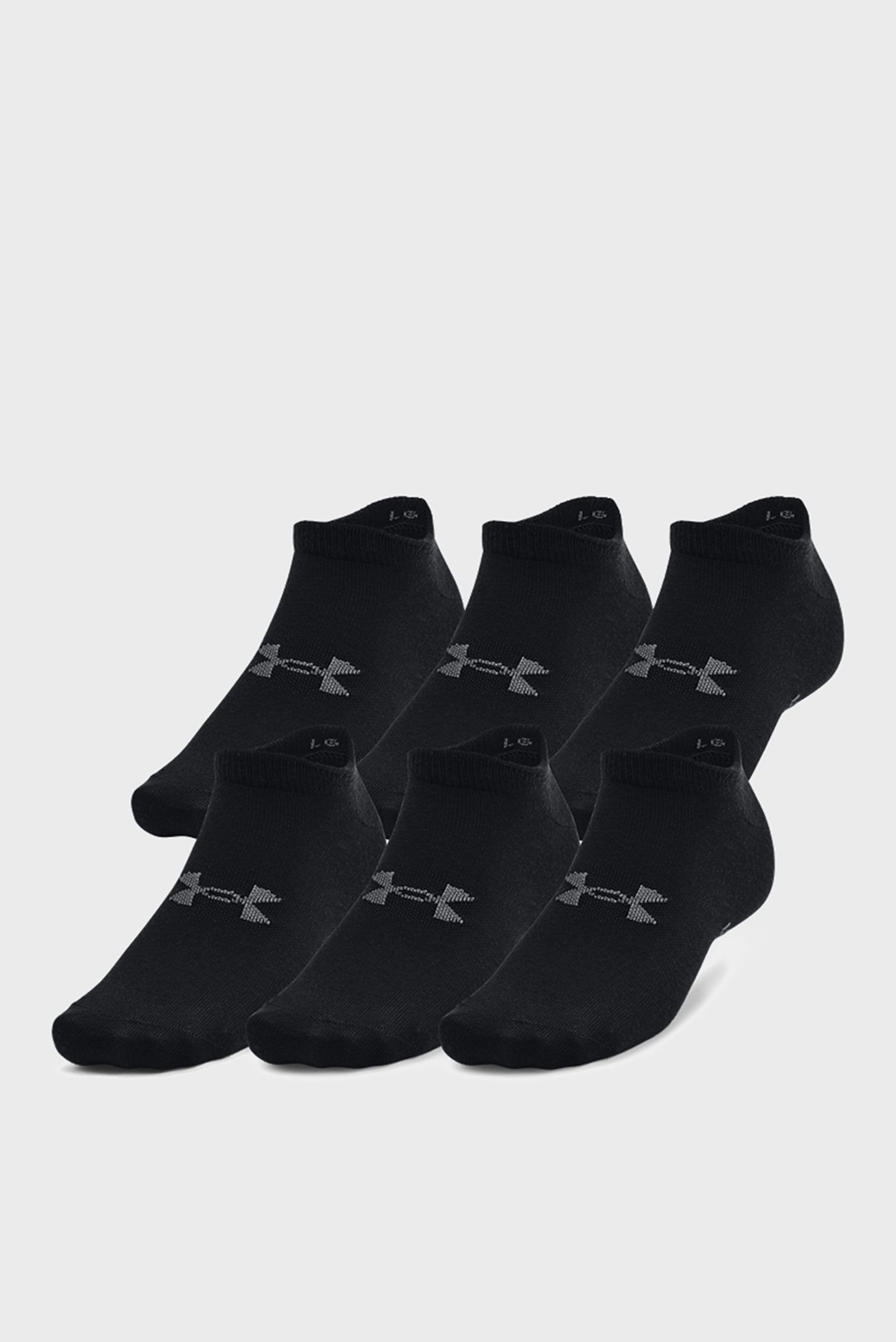 Черные носки (6 пар) UA Essential No Show 6pk 1