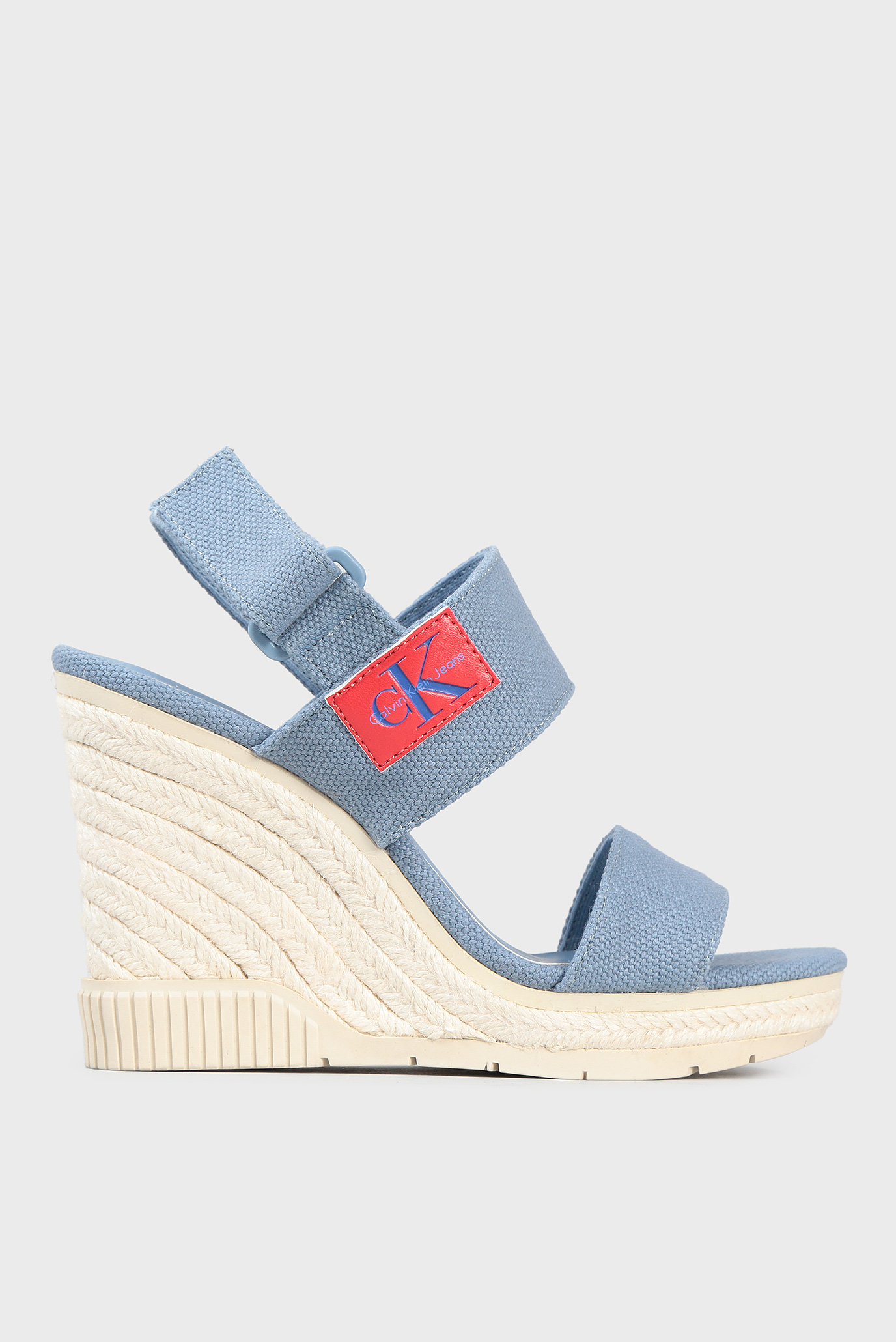 Женские голубые босоножки 6