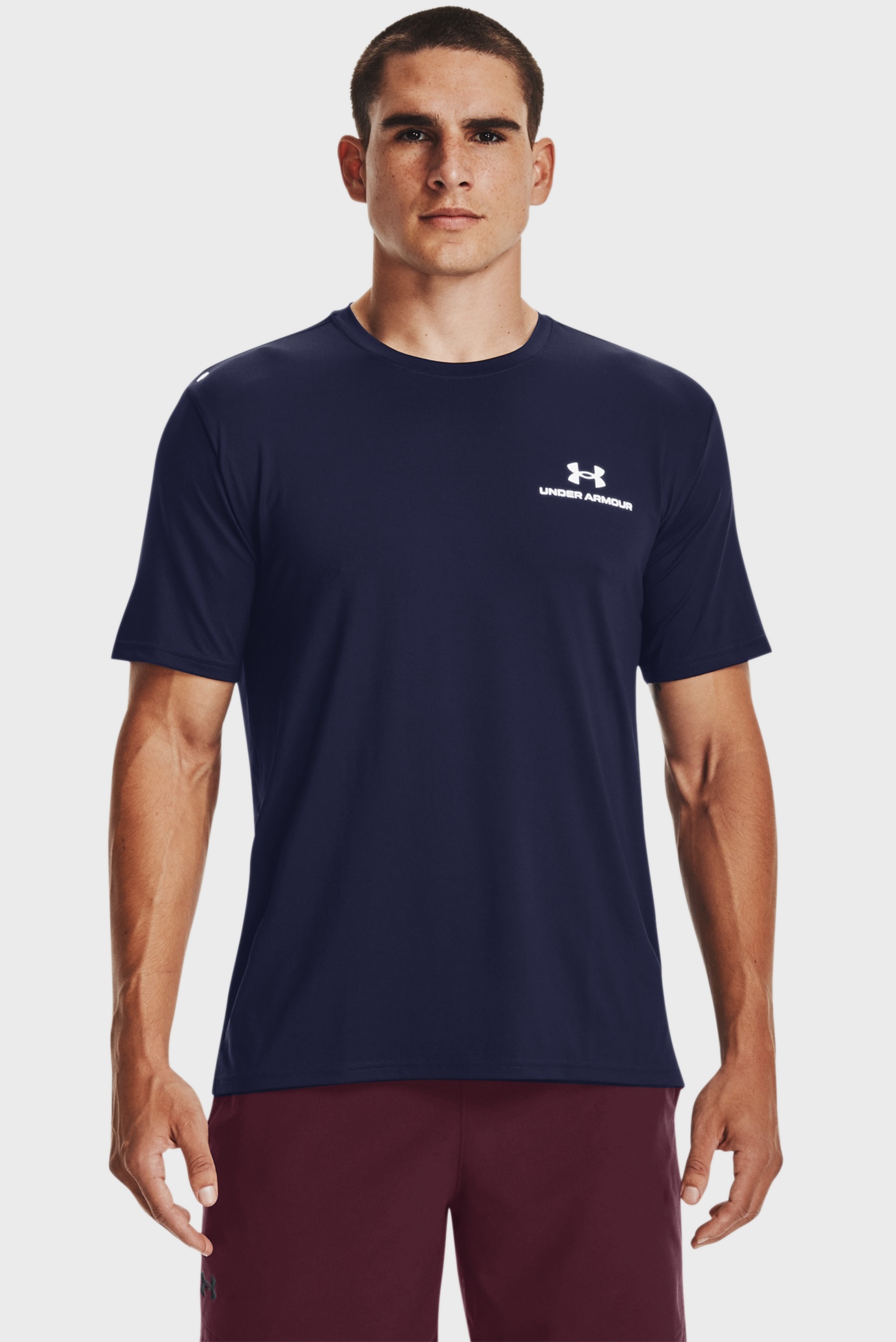 Мужская темно-синяя футболка UA Rush Energy SS 1