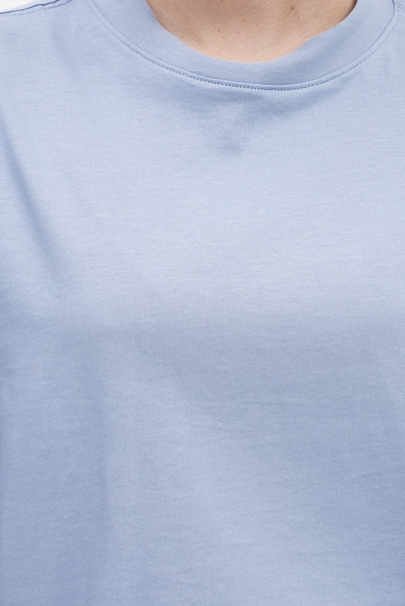 Женская голубая футболка MINIMAL LOGO 4