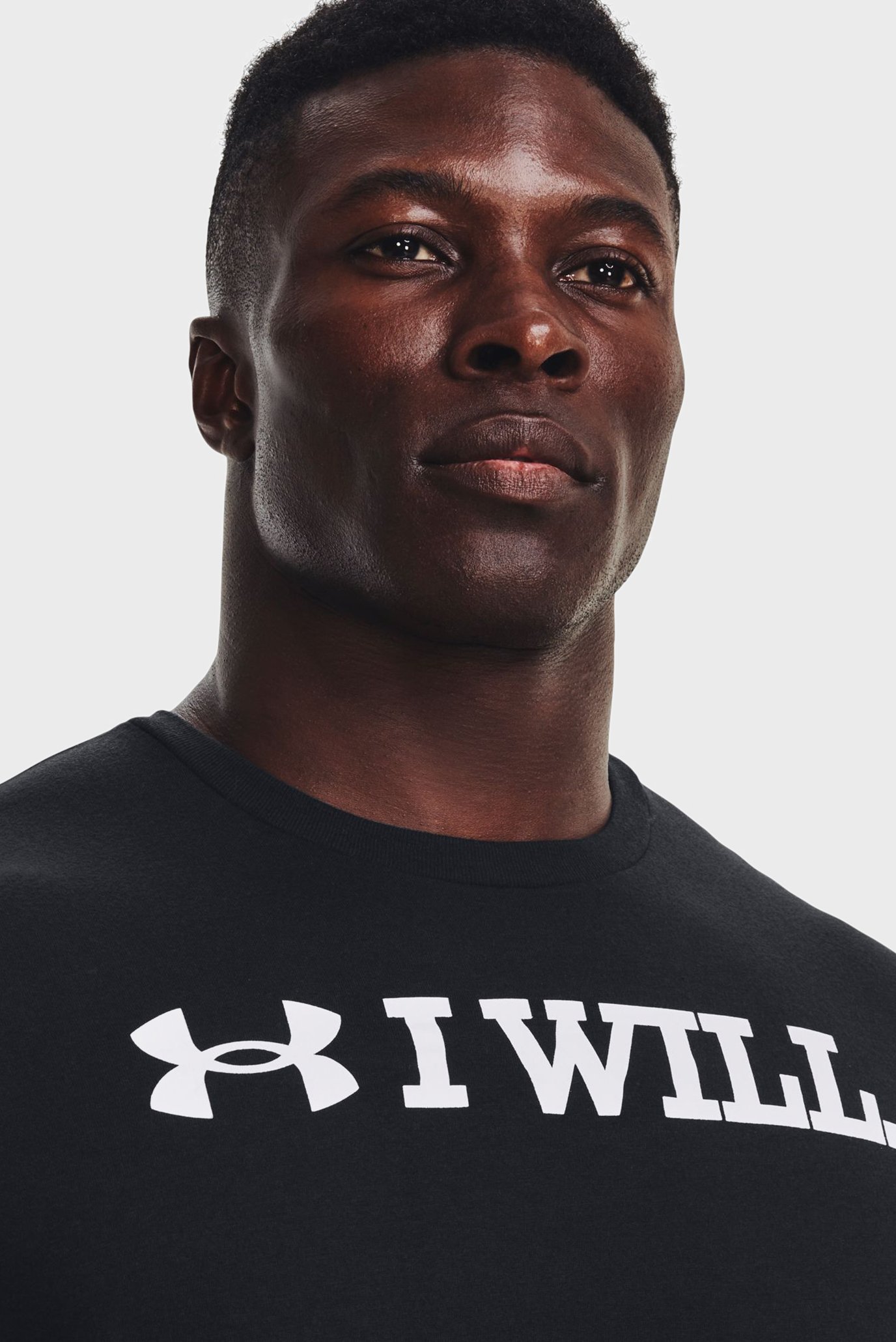 Мужская черная футболка UA I WLL SS 4