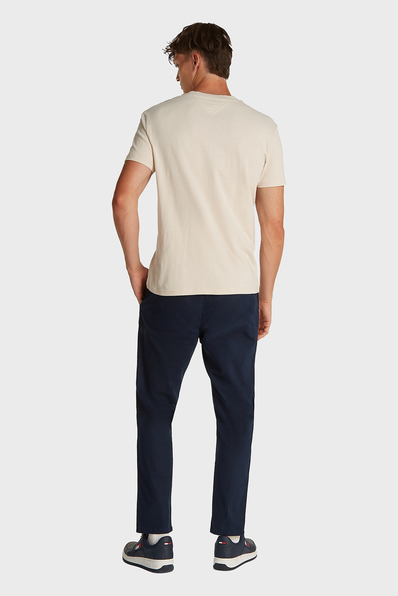 Мужская бежевая футболка TJM REG PAISLEY COLLEGE 3