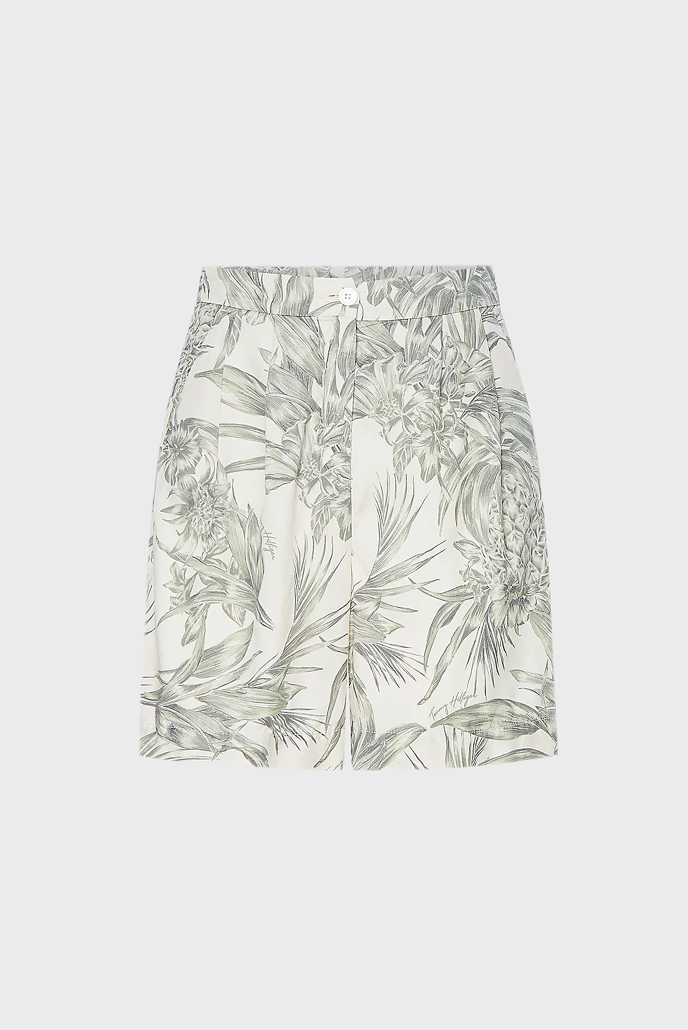 Женские шорты с узором TENCEL PRINT PLEATED 8