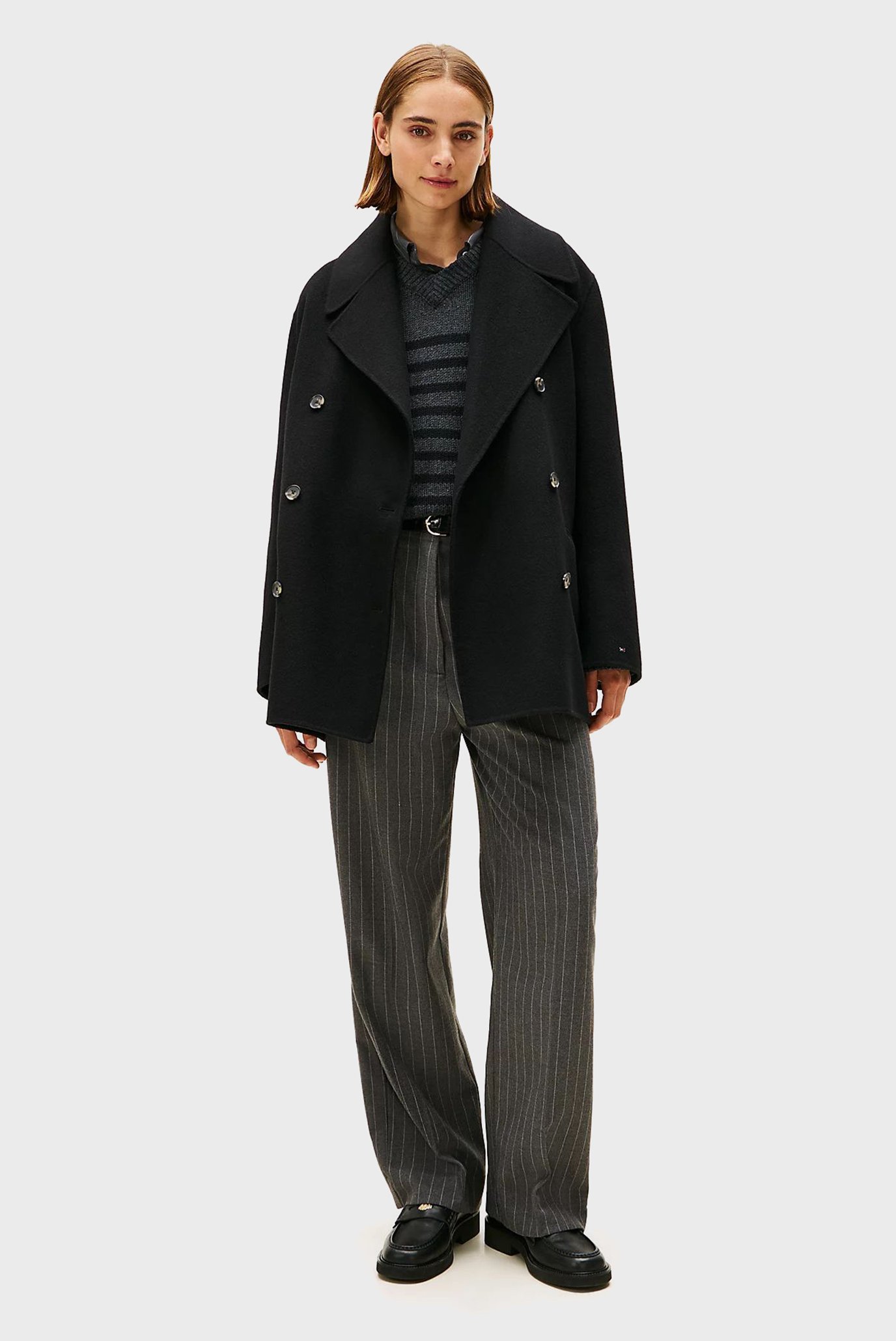 Брюки PINSTRIPE LOOSE STRAIGHT PANT 2