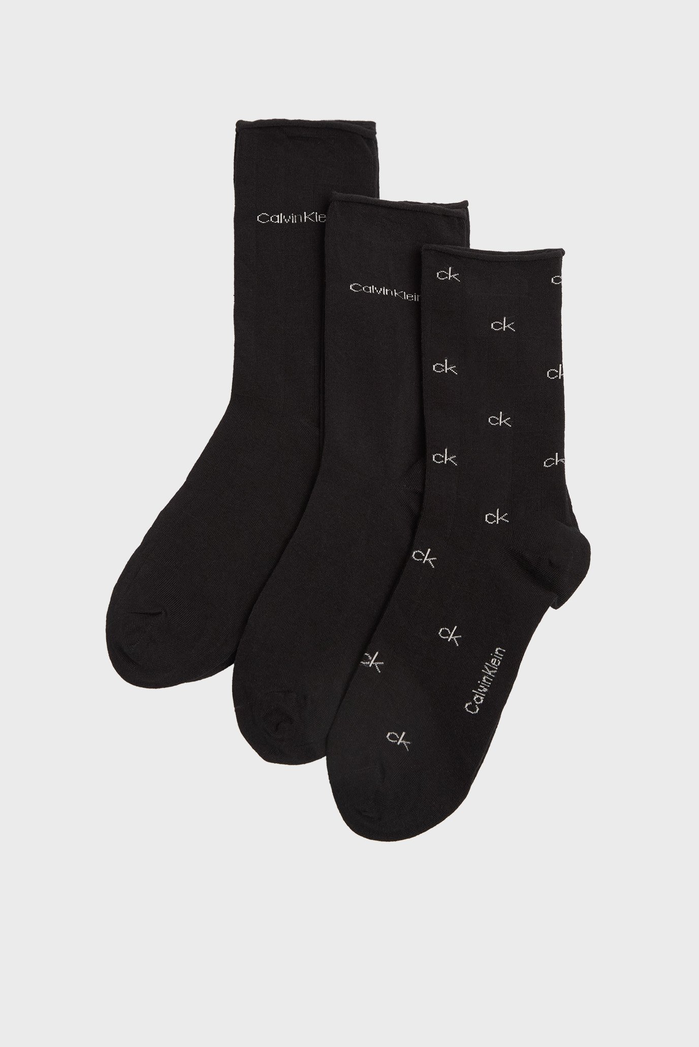 Набор носков CK WOMEN SOCK 3P GIFTBOX GRIDCalvin Klein Набор носков CK WOMEN SOCK 3P GIFTBOX GRID 2