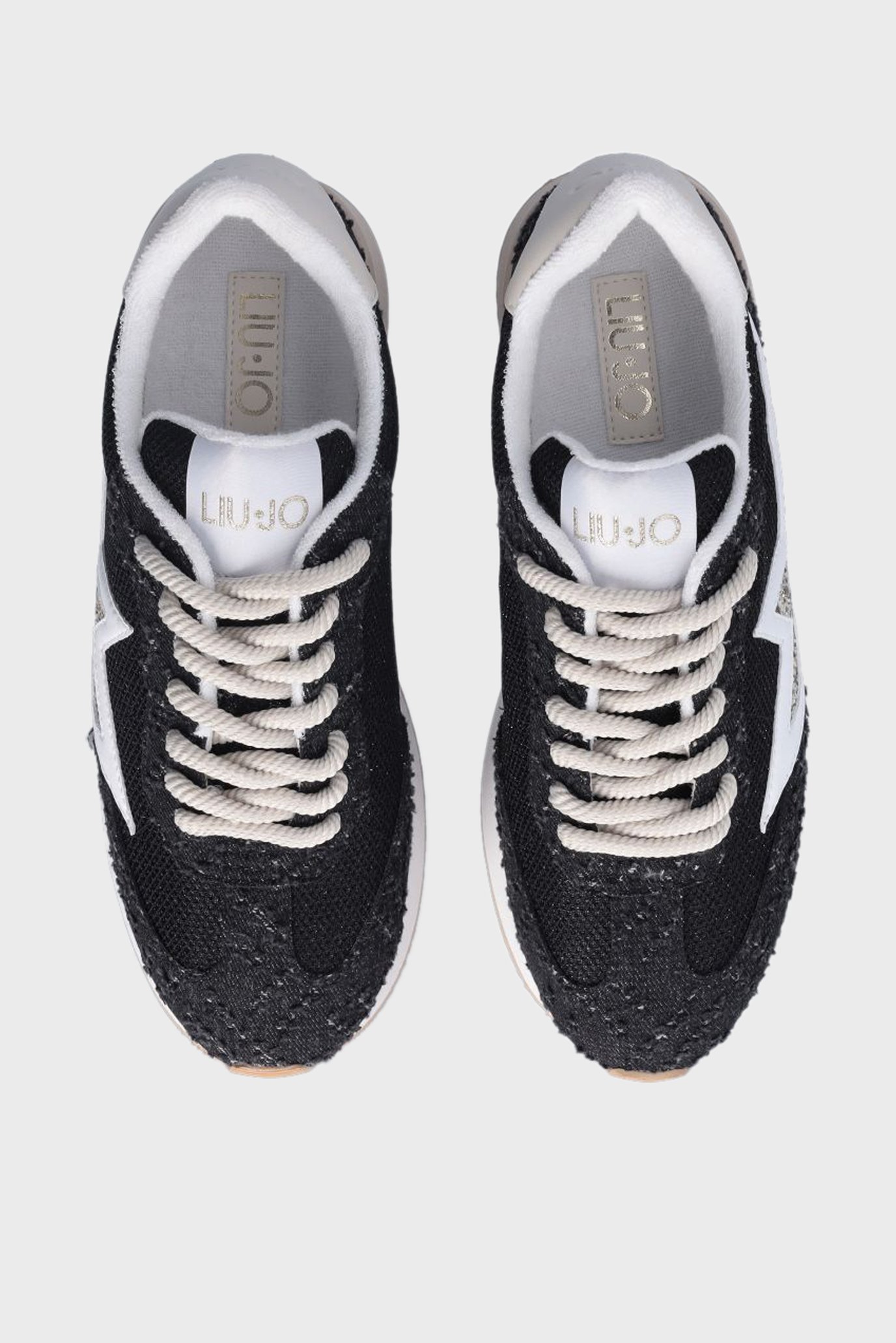 Кроссовки DREAMY 03 - SNEAKER RUINED DENIM SHINY M BLACK LIGHT GOLD 5