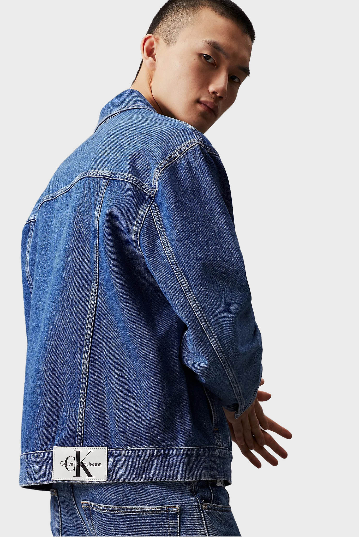 Мужская синяя джинсовая куртка REGULAR  90's DENIM 4