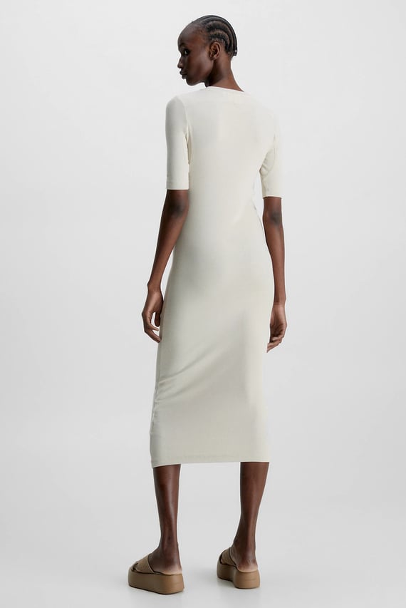 Платье MODAL RIB CREW NECK DRESS SS