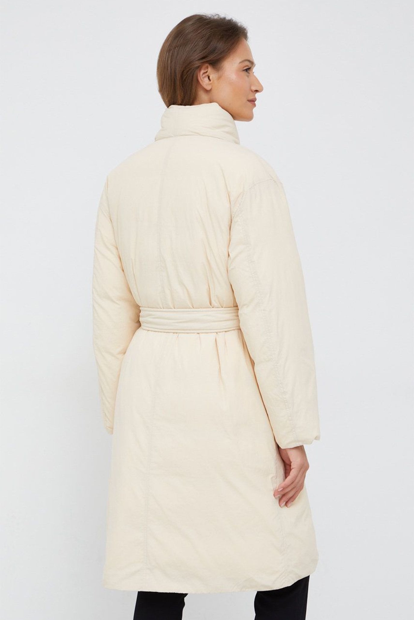 Женский бежевый пуховик RECYCLED DOWN WRAP PUFFER 3