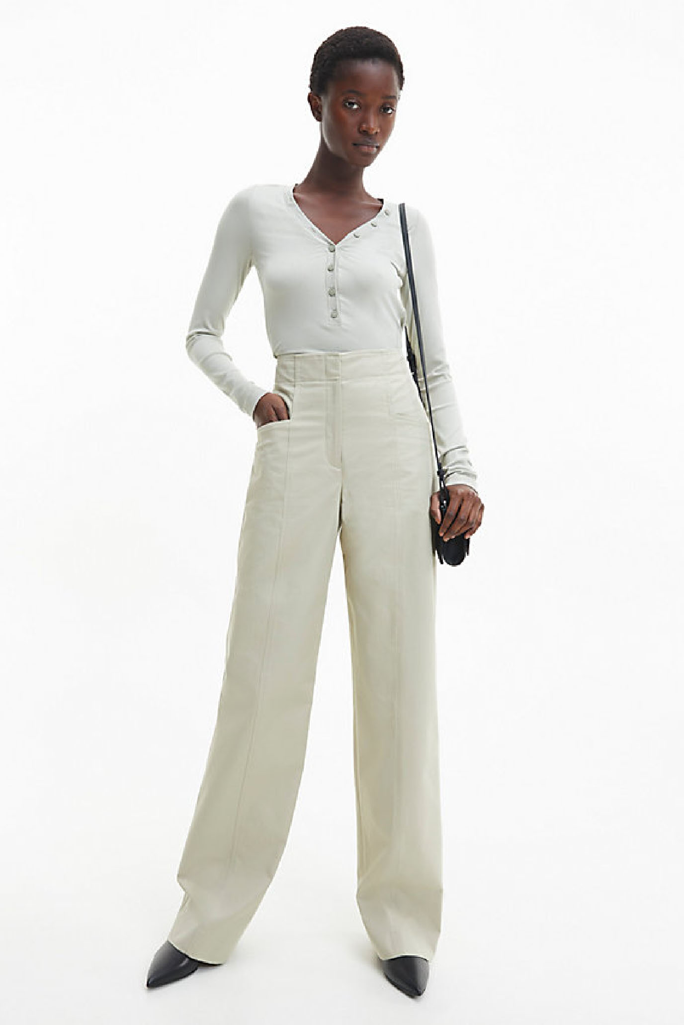 Женские бежевые брюки UTILITY STRAIGHT 2