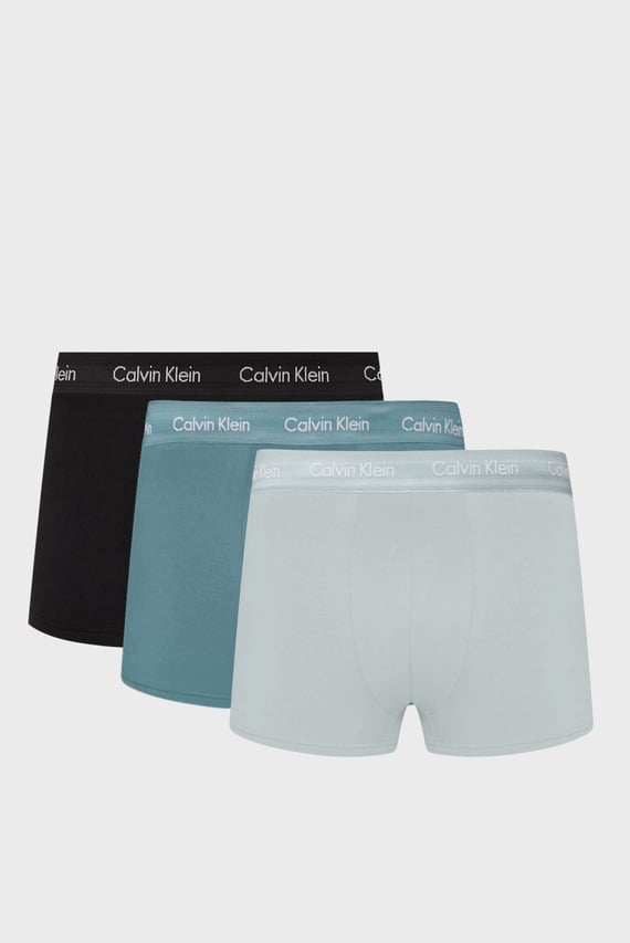 Мужские боксеры (3 шт) LOW RISE TRUNK 3PK Calvin Klein