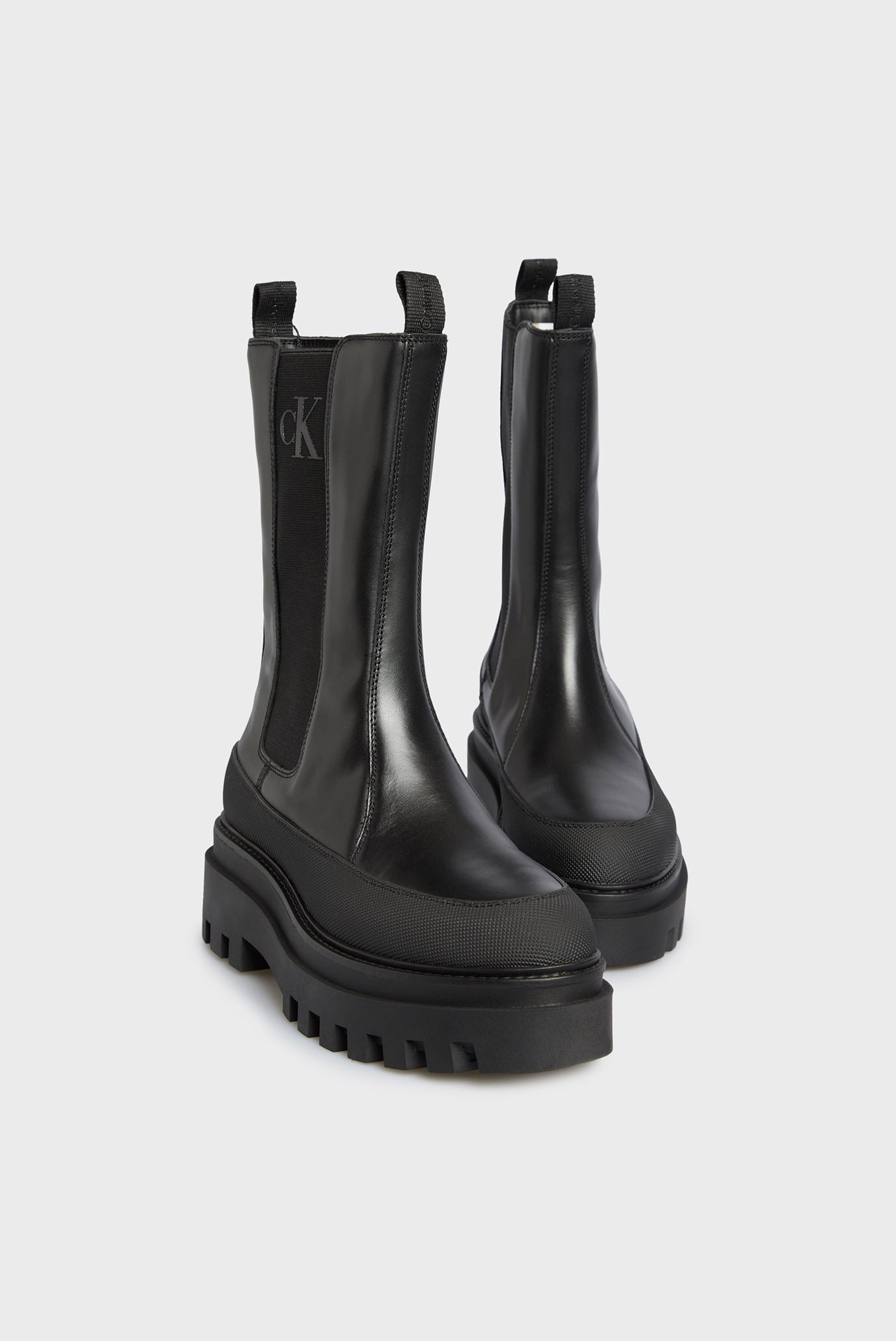 Женские черные челси FLATFORM CHELSEA BOOT LTH WN 7