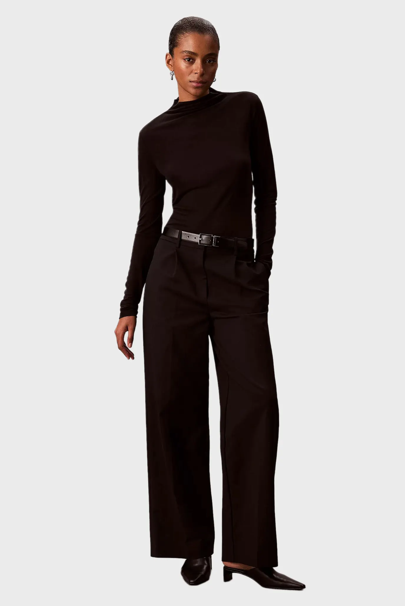 Гольф LS WOOL TENCEL MOCK NK TOP 6