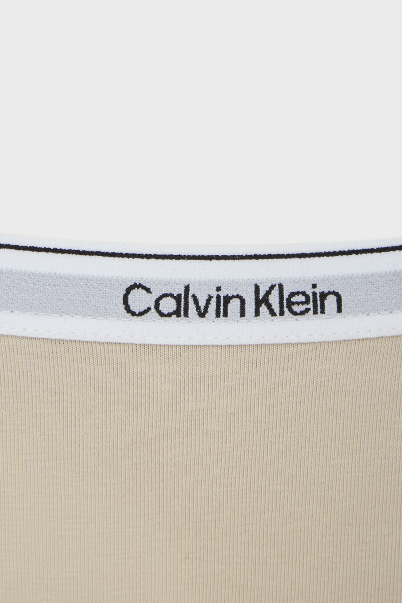 Женские бежевые трусики THONG 5