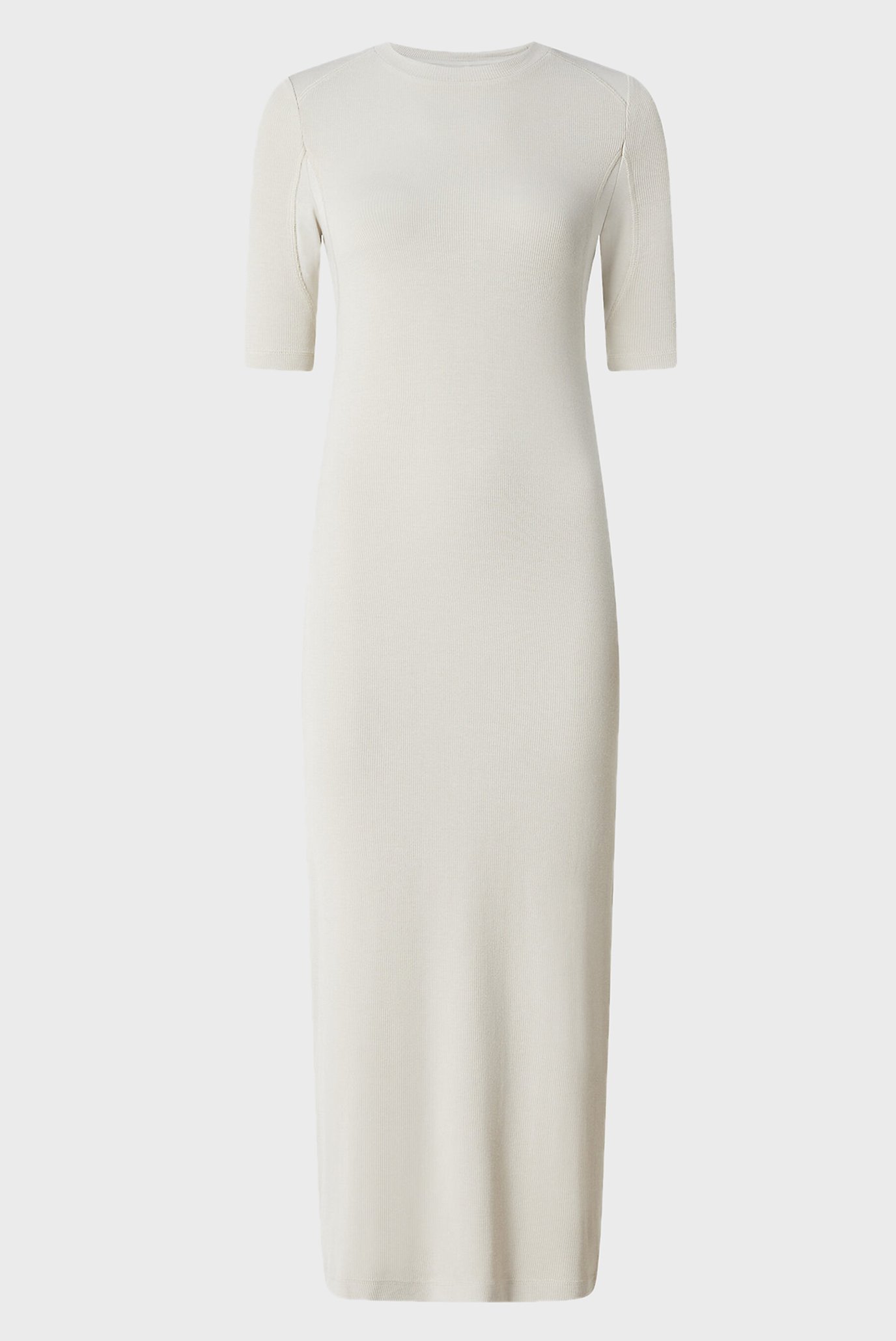 Платье MODAL RIB CREW NECK DRESS SS 5