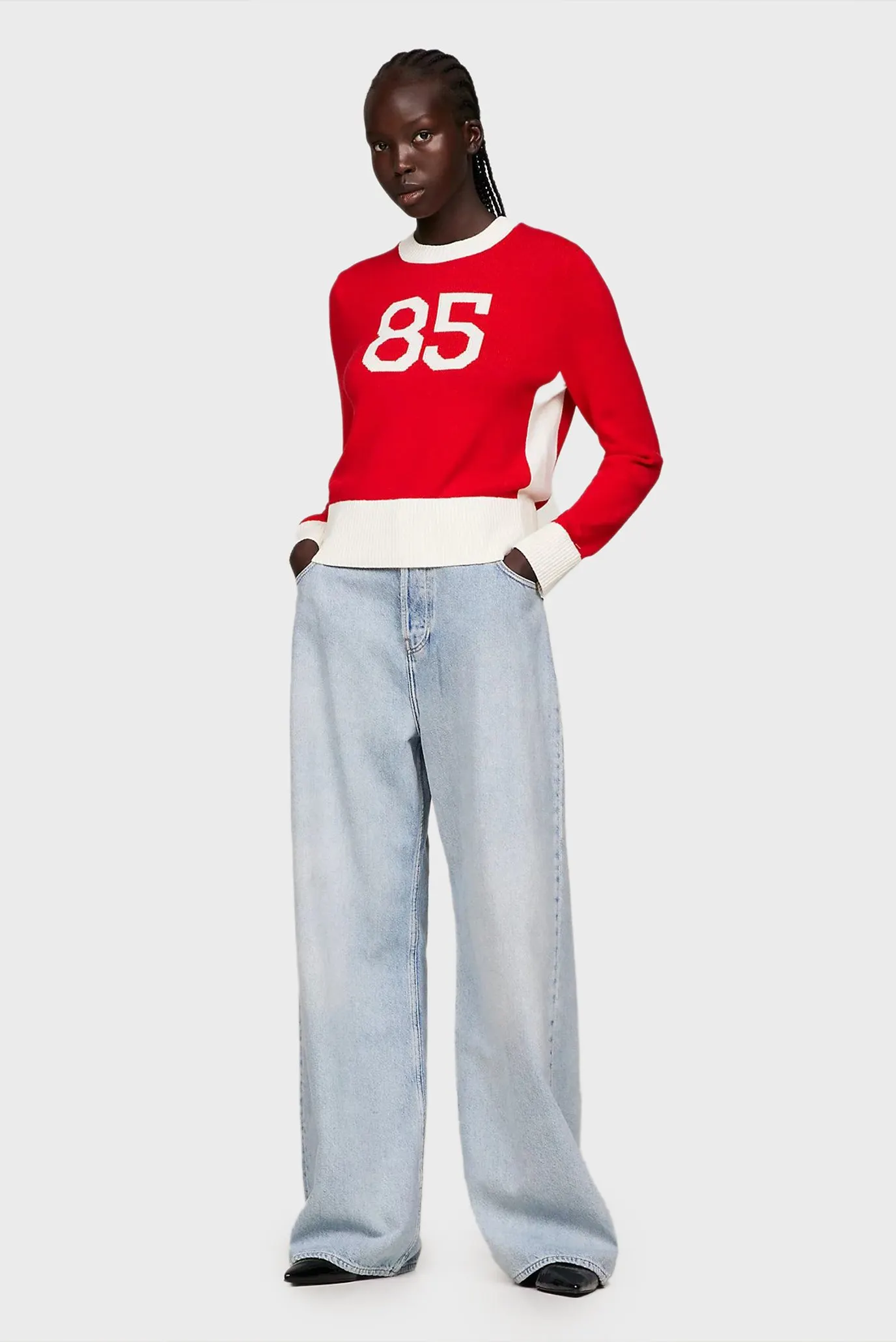 Женские голубые джинсы SLOUCHY RW MAX 2